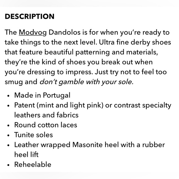 Fluevog Dandolos - Picture 7 of 7